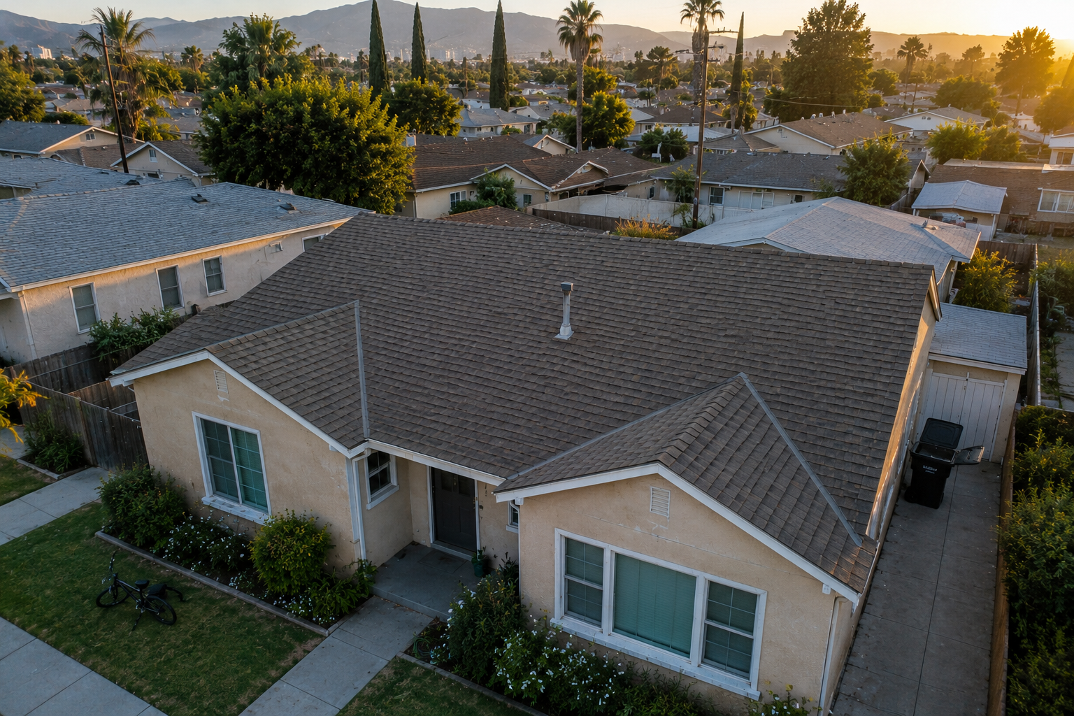After roof replacement - new protective roofing system